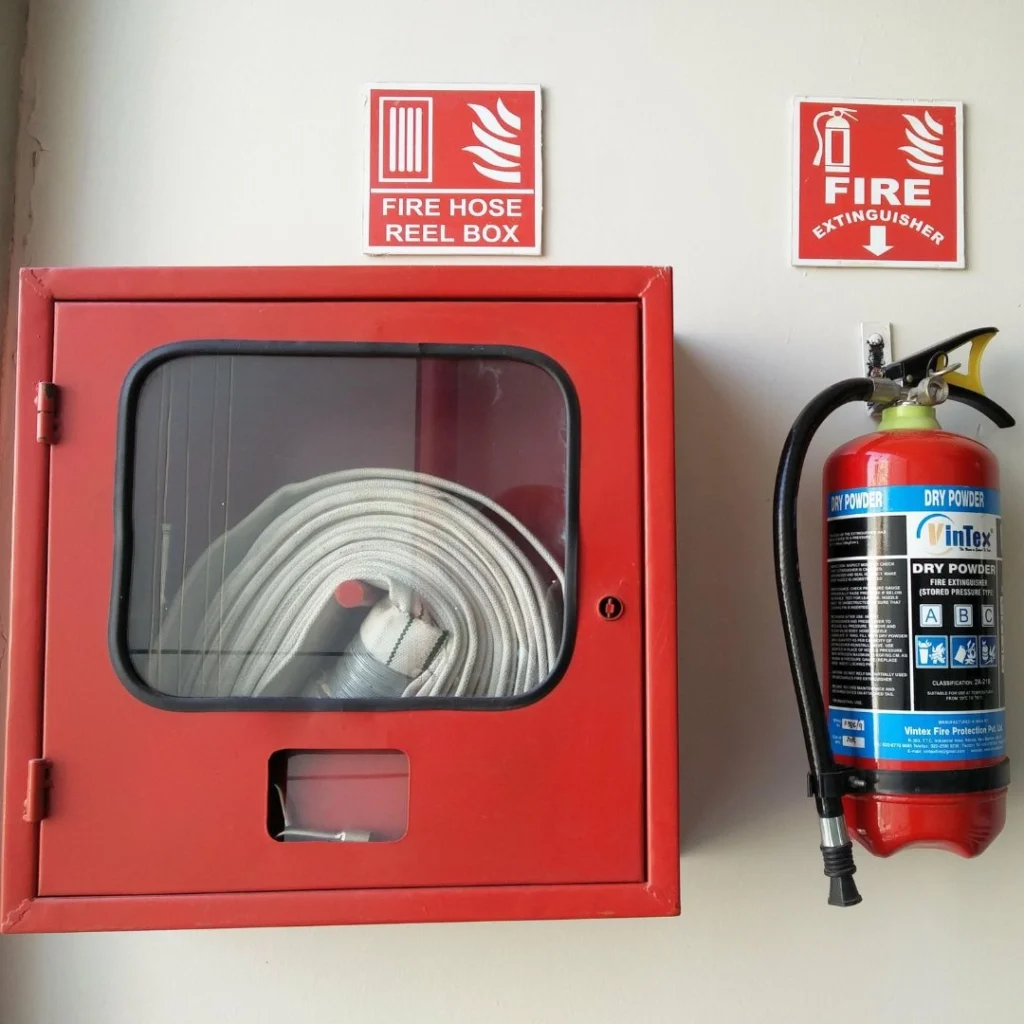 Fire hose cabinets